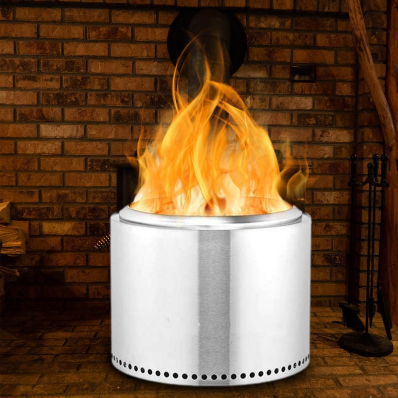 Fire Pit Portable Outdoor Wood Burning Patio Backyard Firepit for