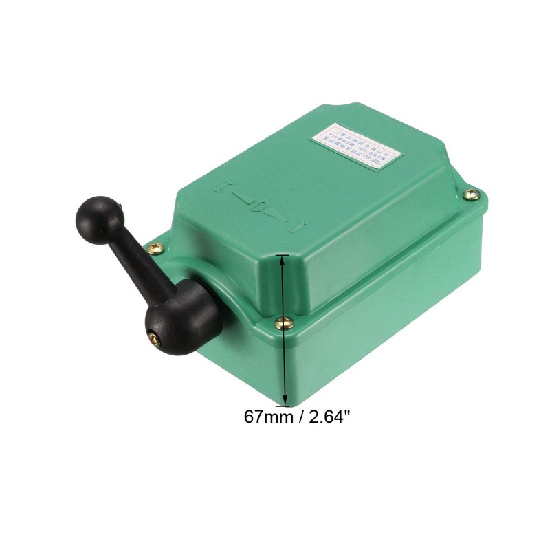 uxcell Drum Switch QS-60 3 Positon Forward/Off/Reverse Motor Control Plastic