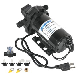 DICMIC 4.0 GPM 115V AC 45 PSI Revolution Water Pump with Pressure Switch Compatible with Camper, RV, Shower, Sprayer