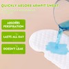 Masaei Armpit Sweat Pads for Women Men, 60Pcs Pure Cotton