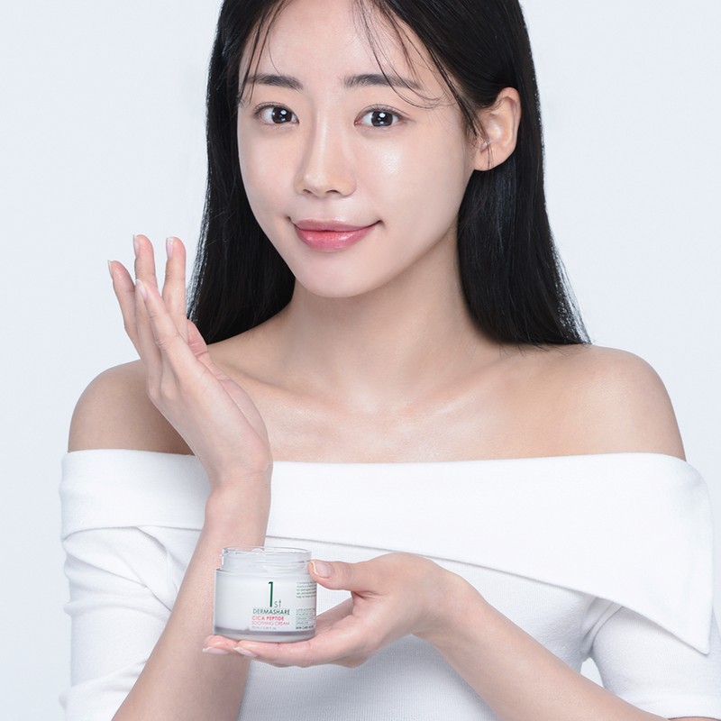 Dermashare Moisture Cream Cica Peptide Soothing Blemish Skin Soothing Non-irritating
