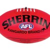 Sherrin AFL Super Soft Touch Football, Red, Size 3