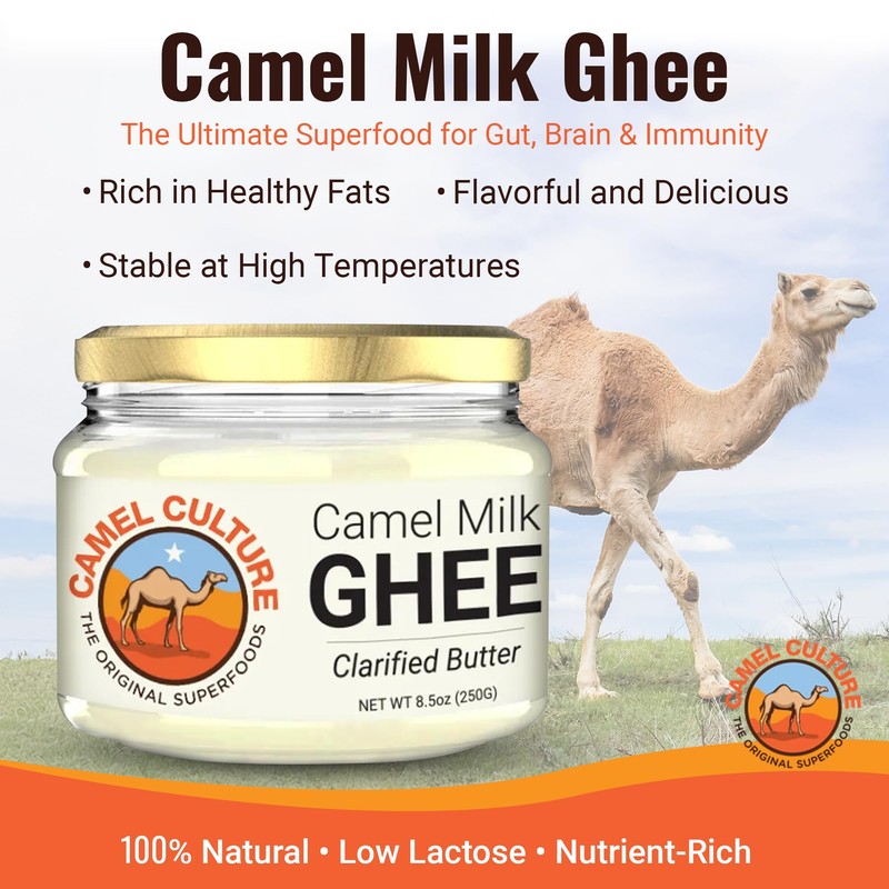 Camel Culture Grassfed Camel Milk Ghee w/Immune Boosting Protein –