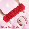 SEG Direct Furry Car Steering Wheel Cover with Fluffy Gear