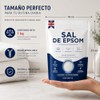 Sal De Epsom 1KG Sales de Baño Sin Aroma Tina,