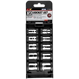 Performance Tool W38800 10-Piece 3/8-Inch Drive 12pt MET Socket Set