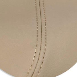 DSkoiph Front Door Panels Armrest Cover Leather Left & Right for Honda Cr-V CRV 2007-2012 (Beige)