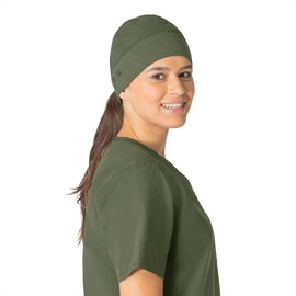 Carhartt Scrubs C40013 Unisex Force® Essentials Modern Fit Scrub Cap Be - One Size Fits All - Olive
