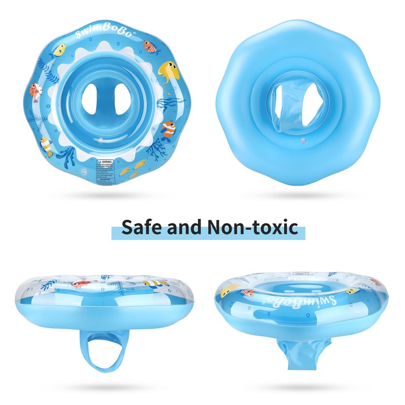 Swimbobo Inflatable Baby Swimming Float with Safe Seat for Age