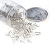 200 PCS Standard Clear Thumb Tacks Steel Sharp Point and