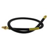 Straight Gas Cooker Hose 4ft x 1/2" Bayonet Gas Approved