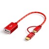 CableCreation Micro USB & Type C to USB 2.0 Female