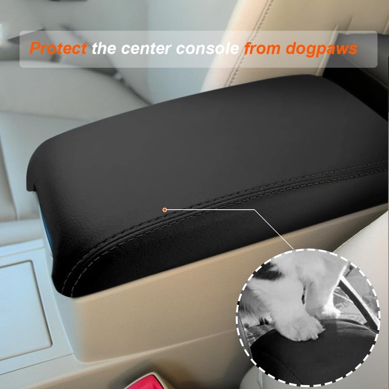 DEYTOP Console Armrest Cover for Toyota Camry 2012-2017 Accessories Car