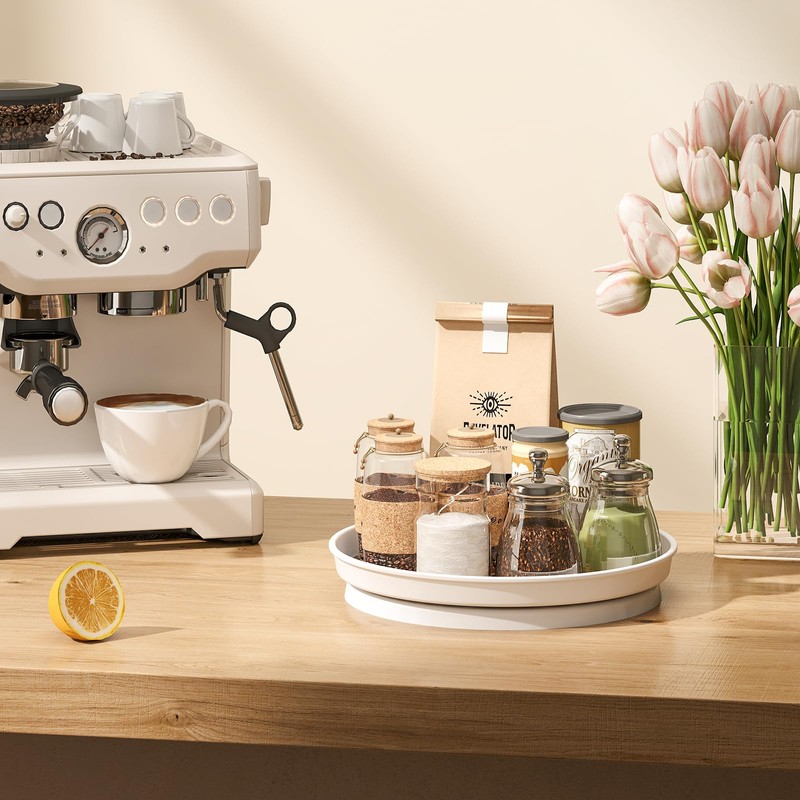 LAMU 2 Pack 10 inch Lazy Susan Organizer, Lazy Susan