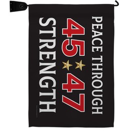 Black 45/47 Trump Flag Mailbox Mount Kit Wall Hanging Front Porch Decor Rally Survivor 2024 President 47 MAGA Yard Pole Sign Patio Poster Patriotic Decoration Republican Gift Made In USA