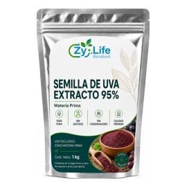 Extracto De Semilla De Uva 95%, 1 Kilo Grado Alimenticio
