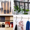 35-Pack S-Shaped Stainless Steel Metal Black Hanger Hooks, Suitable for