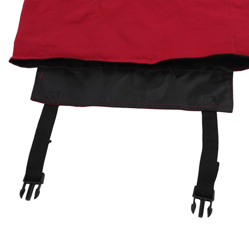 Gardening Apron Dark Red 210D PVC Waterproof Fabric Regulable Straps
