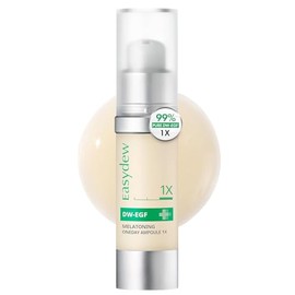 Easydew DW-EGF Melatoning Ampolla 1X - Suero hidratante para manchas oscuras con niacinamida y glutatión para pieles irregulares, ampolla de absorción rápida para el cuidado de la piel coreana de día