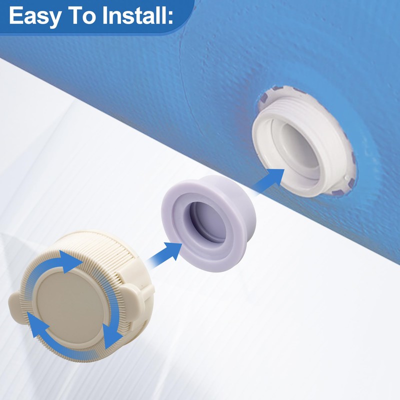 4569 Pool Drain Cap Plug for Intex Above Ground Pool,