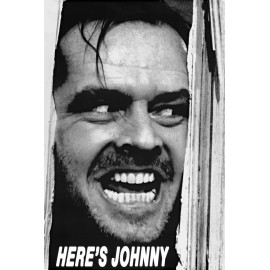 THE SHINING HERE'S JOHNNY 24 X 36 POSTER