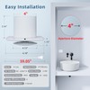 ARSFAN Bathroom Exhaust Fan with Remote, 2 Way 6 Speed