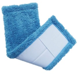 BESPORTBLE Microfiber Mop Replacement Heads Cleaning Mops Refill Mop Pads Microfiber Mop Refill Mop Head Replacement Mop Changing Pad Mop Replace Head Wet and Dry Clamshell Cleaning Pad