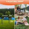 FUNYKICH 3ft Camping Folding Table with 3 Height(35.4'' Lx15.7'' W),