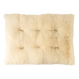 CAPT.SNOOZE Washable Crate Beds for Medium Dogs Calming Sleeping Anti Anxiety,Fluffy Soft Cozy Comfortable Dog Crate Bed for Travel Car Truck Rectangle Kennel Cage（31x22x4.5 inches，Light Brown）