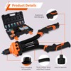 HARDELL Rivet Nut Tool, 14" Rivnut Tool with 100 Pcs