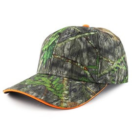 Armycrew Hunting Camouflage Outdoor Structured Sandwich Bill Baseball Cap - Obsession
