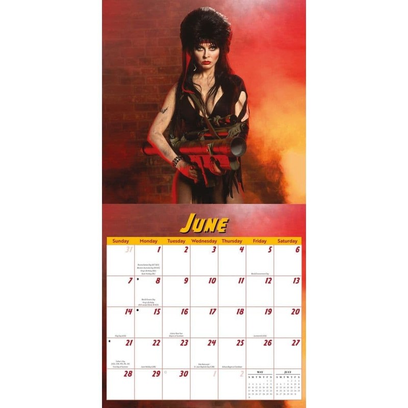 Carousel Calendars, Elvira 2026 Wall Calendar, 12'' X 12'', 16-Month