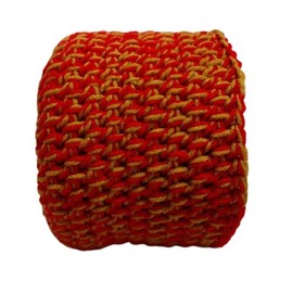 Toilet Paper Cover Orange Gold Retro Fall Crochet Handmade