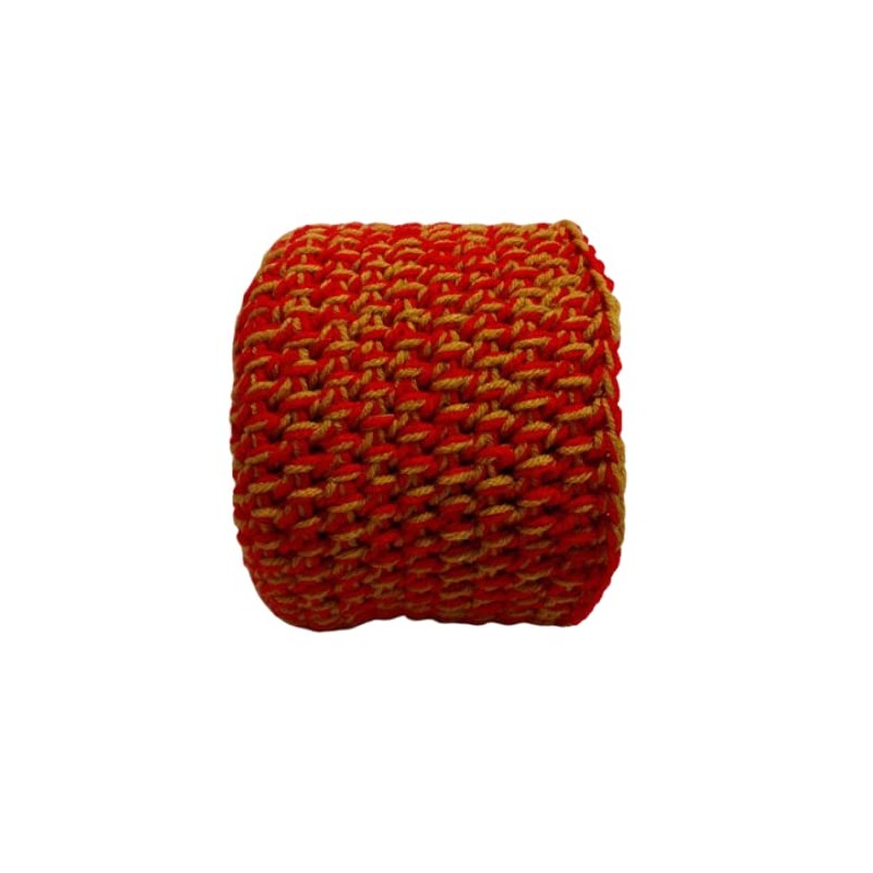 Toilet Paper Cover Orange Gold Retro Fall Crochet Handmade