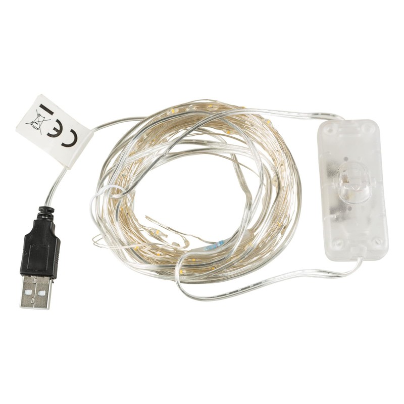 Idena 31483 - Catena luminosa LED Micro con 120 LED