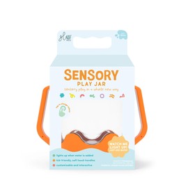 Glo Pals, Sensory Fillers Tin Play for Children Aged 18 Months and Above Supports Sensory and Cognitive Development, Orange Teal, 10 x 8 cm
