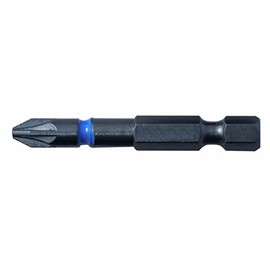C.K T4560 PZ1LD 50 mm PZ1 Steel Impact Screwdriver Bit - Blue (Pack of 3)
