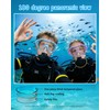 Aegend 2 Pack Kids Swim Goggles with Nose Cover, Anti