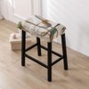 Bifaunvogel Bar Stool Cover Rectangle Set of 2 Printed Stretch