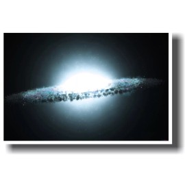 Accretion Disc Phenomenon - Space Astronomy NEW POSTER