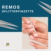 Remos Tweezers Set of 2 with Eyebrow and Splitter Tweezers