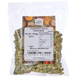 Old India Cardamom Green Extra Bold 100g