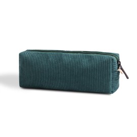 Cute Pencil Case Aesthetic Student Pencil Pouch Coin Pen Pouch Cosmetic Bag Office Stationery Organizer For Kids Teen School (Dark green)