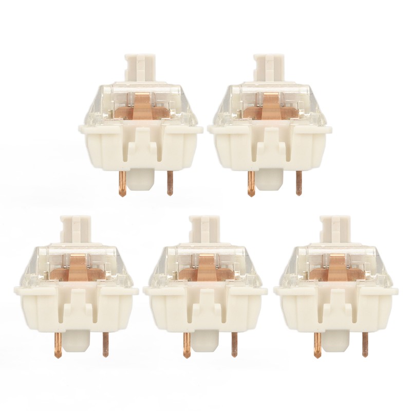 45Pcs Mechanical Keyboard Switches Waterproof Backlight Silent Linear Mechanical Key