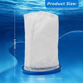 GRONGU X-treme Multilayer Filter Bag Compatible with Pool Blaster Max,Catfish Ultra,iVac 250,iVAC C2,Volt FX-4 and for Jacuzzi JPV200 Handheld Pool Vacuums,Pool Vacuum Filter Bag P30X022XF/PBW022XF