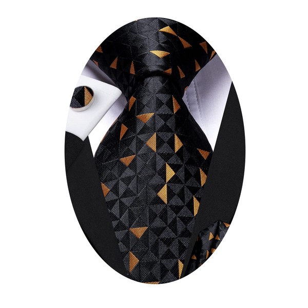 Hi-Tie Ties for Men Paisley Mens Tie Set Wedding Formal