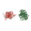 100pcs Metallic Paper Clips Strawberry Pea Shape Antislip Anti Rust