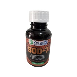 SOD-7: Superóxido Dismutasa y Glutation | Antioxidante con Vitamina D3, Vitamina E, Vitamina B3, Polypodium Leucotomos, Betacaroteno | 60 Cápsulas para Bienestar y Salud de la Piel | Veralife