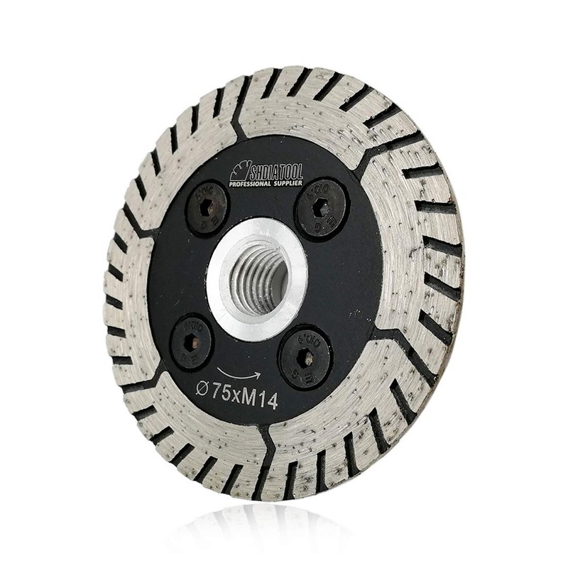 SHDIATOOL Diamond Cutting Grinding Disc Dual Blade Saw Blade for