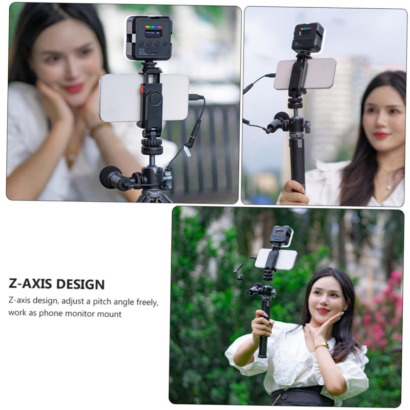Operitacx Phone Stand for Tripod Cold Shoe Mic Mount °